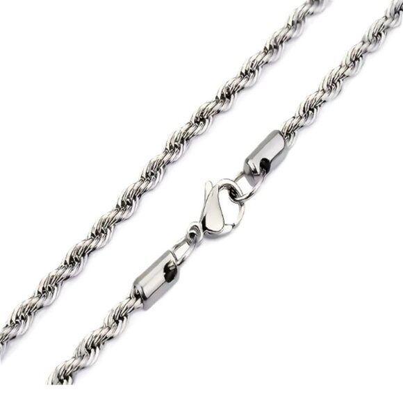 22 Inch Stainless Steel Snake Chain Necklace - Unisex Chain - Replacement Chain - Picture 4 of 6